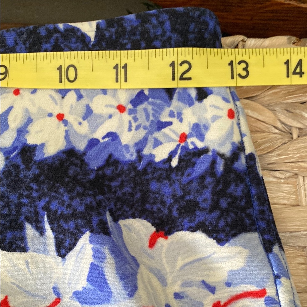 Vintage 1960s Floral Blue High-Waist Bikini Set - Picture 8 of 16